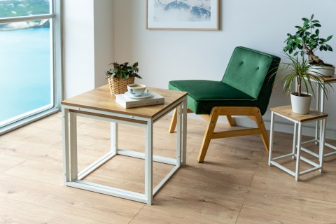 Stoliki kawowe PRAVEN CRAFT BIAŁY Stoliki kawowe PRAVEN CRAFT BIAŁY