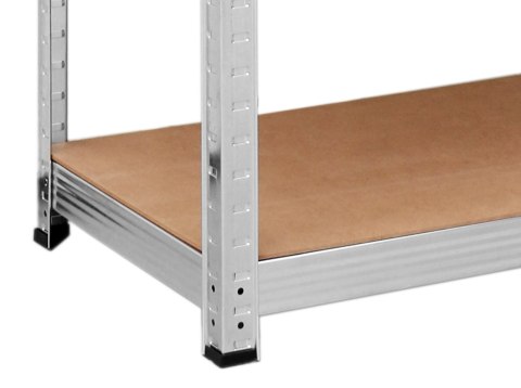 Regał stalowy magazynowy 200kg 5 poziomów 205x120x45 cm ocynkowany Regał stalowy magazynowy 200kg 5 poziomów 205x120x45 cm ocynkowany