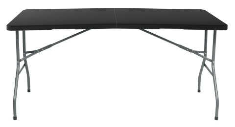 Stół cateringowy RICO składany w walizkę 150 cm czarny