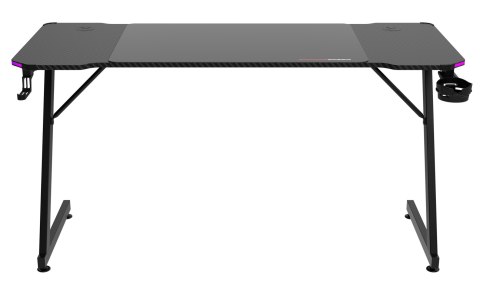 Biurko gamingowe SHADOW GAMER 2.0 140 cm LED RGB podkładka Biurko gamingowe SHADOW GAMER 2.0 140 cm LED RGB podkładka
