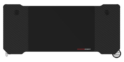 Biurko gamingowe SHADOW GAMER 2.0 140 cm LED RGB podkładka Biurko gamingowe SHADOW GAMER 2.0 140 cm LED RGB podkładka
