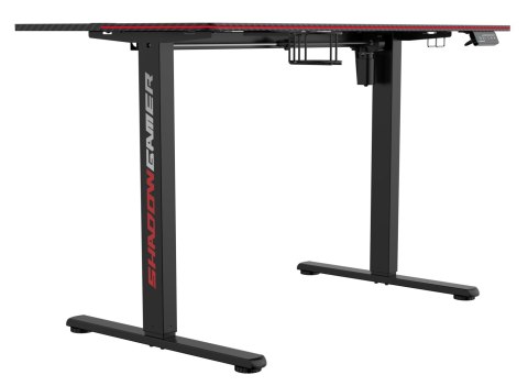 Biurko gamingowe SHADOW GAMER elektryczne 2.0 LED RGB 120 cm Biurko gamingowe SHADOW GAMER elektryczne 2.0 LED RGB 120 cm