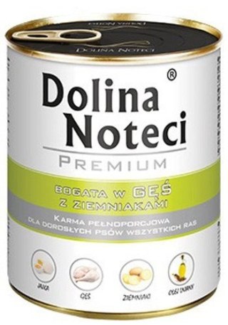 Dolina Noteci Premium Gęś z ziemniakami 800g Dolina Noteci
