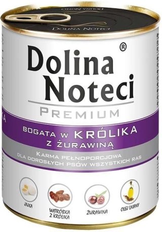 Dolina Noteci Premium Królik Z Żurawiną 800g Dolina Noteci