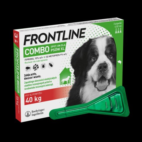 FRONTLINE Combo Spot-On Dla Psów 3x4,02ml Frontline (Boehringer Ingelheim) FRONTLINE Combo Spot-On Dla Psów 3x4,02ml Frontline (Boehringer Ingelheim)
