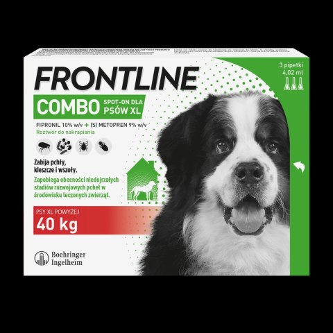 FRONTLINE Combo Spot-On Dla Psów 3x4,02ml Frontline (Boehringer Ingelheim) FRONTLINE Combo Spot-On Dla Psów 3x4,02ml Frontline (Boehringer Ingelheim)