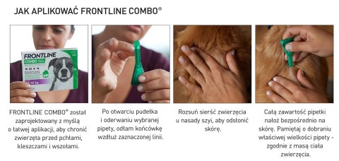 FRONTLINE Combo Spot-On Dla Psów 3x4,02ml Frontline (Boehringer Ingelheim) FRONTLINE Combo Spot-On Dla Psów 3x4,02ml Frontline (Boehringer Ingelheim)