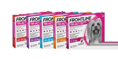 FRONTLINE Tri-Act Dla Psów 3x6ml Frontline (Boehringer Ingelheim) FRONTLINE Tri-Act Dla Psów 3x6ml Frontline (Boehringer Ingelheim)