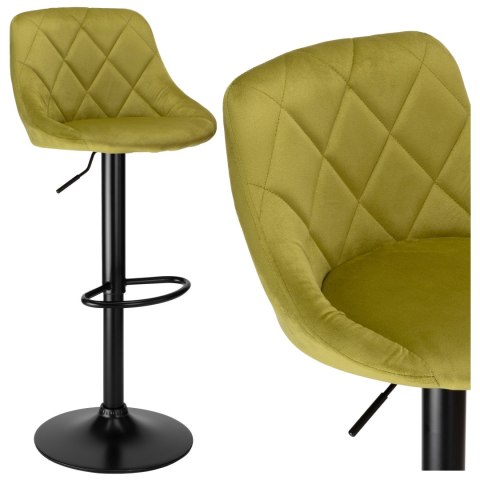 Hoker barowy Cydro Black Oliwkowy Velvet Hoker barowy Cydro Black Oliwkowy Velvet