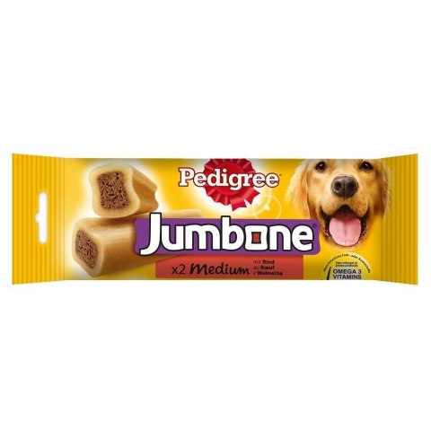 Pedigree Jumbone Przysmak Dla Dorosłych Psów Średniej Wielkości Z Wołowiną 180g Pedigree Pedigree Jumbone Przysmak Dla Dorosłych Psów Średniej Wielkości Z Wołowiną 180g Pedigree