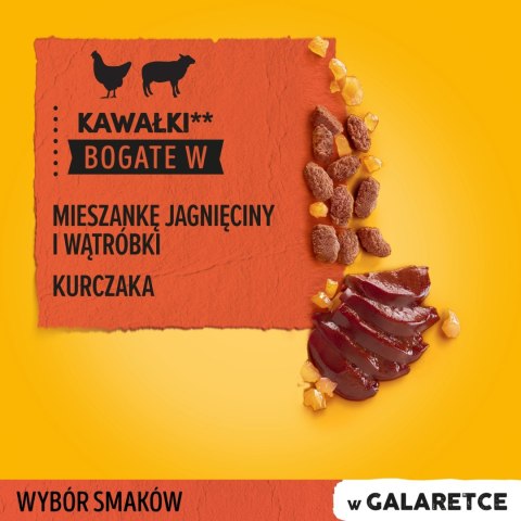 Pedigree Mokra Karma Dla Dorosłych Psów W Galaretce (Z Wołowiną, Z Drobiem) 4x100g Pedigree Pedigree Mokra Karma Dla Dorosłych Psów W Galaretce (Z Wołowiną, Z Drobiem) 4x100g Pedigree