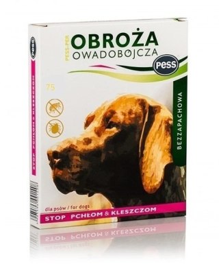 Pess Per Obroża Owadobójcza Dla Psa Bezzapachowa Brązowa 75cm Pess