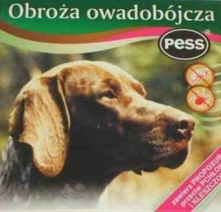 Pess Per Obroża Owadobójcza Dla Psa Bezzapachowa Brązowa 75cm Pess