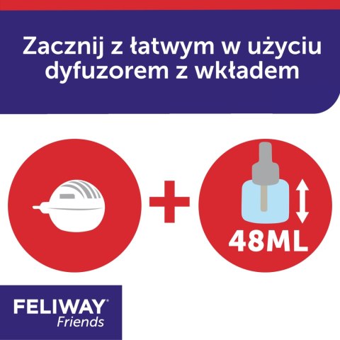Ceva Animal Health Polska Sp. Z O.o Feliway Friends Dyfuzor 48ml + Wkład 48ml Ceva Animal Health Polska Sp. z o.o. Ceva Animal Health Polska Sp. Z O.o Feliway Friends Dyfuzor 48ml + Wkład 48ml Ceva Animal Health Polska Sp. z o.o.