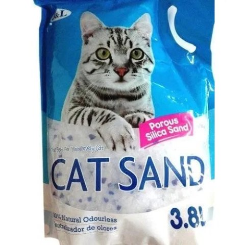 Qingdao Joint And Lucky Industrial Cat Sand Żwirek Silikonowy 3,8l Cat Sand Qingdao Joint And Lucky Industrial Cat Sand Żwirek Silikonowy 3,8l Cat Sand
