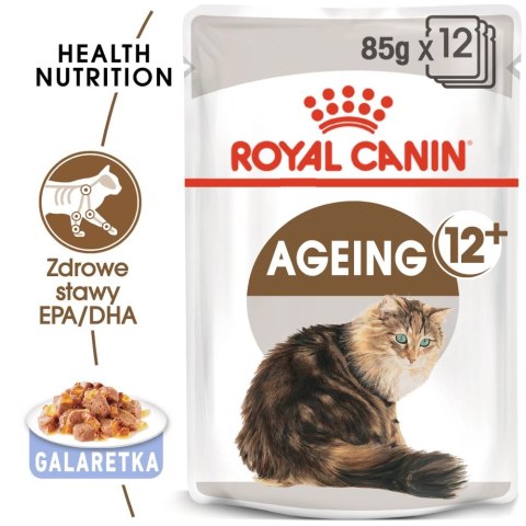 ROYAL CANIN Ageing +12 Gelee 12x85g Royal Canin ROYAL CANIN Ageing +12 Gelee 12x85g Royal Canin