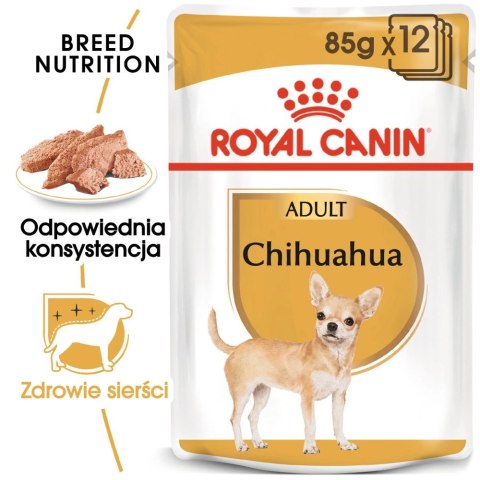 ROYAL CANIN Chihuahua Adult 12x85g Royal Canin ROYAL CANIN Chihuahua Adult 12x85g Royal Canin