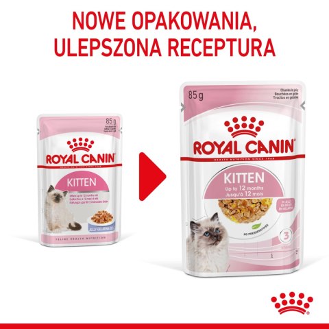 ROYAL CANIN Kitten Instinctive W Galaretce 12x85g Royal Canin ROYAL CANIN Kitten Instinctive W Galaretce 12x85g Royal Canin