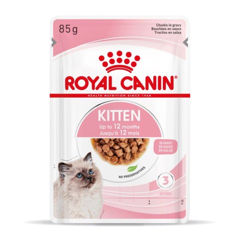 ROYAL CANIN Kitten Instinctive W Sosie 12x85g Royal Canin ROYAL CANIN Kitten Instinctive W Sosie 12x85g Royal Canin