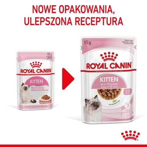 ROYAL CANIN Kitten Instinctive W Sosie 12x85g Royal Canin ROYAL CANIN Kitten Instinctive W Sosie 12x85g Royal Canin