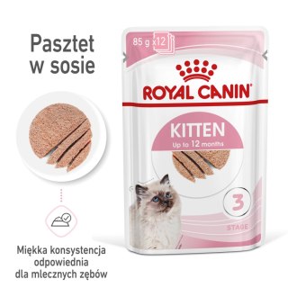 ROYAL CANIN Kitten Pasztet 12x85g Royal Canin