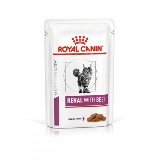 ROYAL CANIN Renal With Beef 12x85g Royal Canin weterynaria