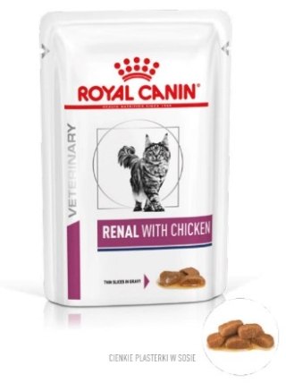 ROYAL CANIN Renal With Chicken 12x85g Royal Canin weterynaria