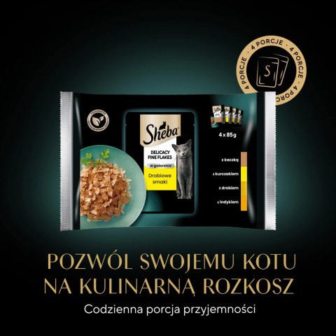Sheba Saszetka Delicacy In Jelly Smaki Drobiowe 4x85g Sheba Sheba Saszetka Delicacy In Jelly Smaki Drobiowe 4x85g Sheba