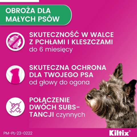 Bayer Kiltix Obroża Na Kleszcze I Pchły Dla Psa 38cm Bayer Bayer Kiltix Obroża Na Kleszcze I Pchły Dla Psa 38cm Bayer