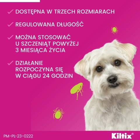 Bayer Kiltix Obroża Na Kleszcze I Pchły Dla Psa 38cm Bayer Bayer Kiltix Obroża Na Kleszcze I Pchły Dla Psa 38cm Bayer