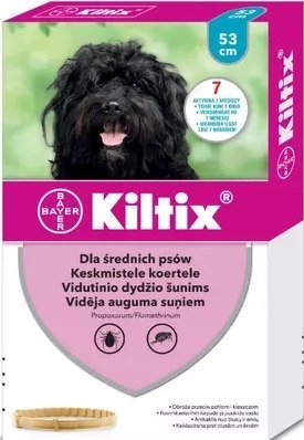 Bayer Kiltix Obroża Na Kleszcze I Pchły Dla Psa 53cm Bayer Bayer Kiltix Obroża Na Kleszcze I Pchły Dla Psa 53cm Bayer