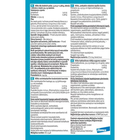 Bayer Kiltix Obroża Na Kleszcze I Pchły Dla Psa 53cm Bayer Bayer Kiltix Obroża Na Kleszcze I Pchły Dla Psa 53cm Bayer