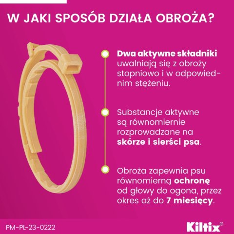 Bayer Kiltix Obroża Na Kleszcze I Pchły Dla Psa 53cm Bayer Bayer Kiltix Obroża Na Kleszcze I Pchły Dla Psa 53cm Bayer
