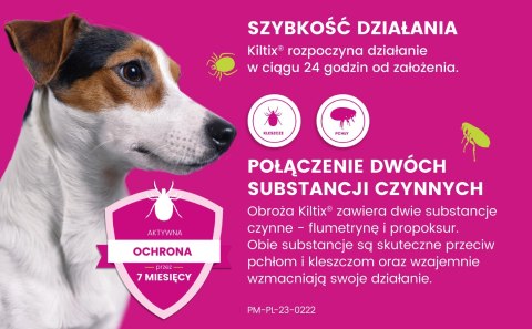 Bayer Kiltix Obroża Na Kleszcze I Pchły Dla Psa 53cm Bayer Bayer Kiltix Obroża Na Kleszcze I Pchły Dla Psa 53cm Bayer