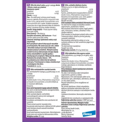 Bayer Kiltix Obroża Na Kleszcze I Pchły Dla Psa 70cm Bayer Bayer Kiltix Obroża Na Kleszcze I Pchły Dla Psa 70cm Bayer