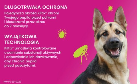 Bayer Kiltix Obroża Na Kleszcze I Pchły Dla Psa 70cm Bayer Bayer Kiltix Obroża Na Kleszcze I Pchły Dla Psa 70cm Bayer