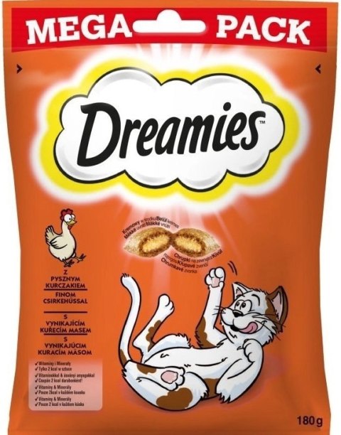 DREAMIES Przysmak Dla Kota Z Kurczakiem 180g Dreamies DREAMIES Przysmak Dla Kota Z Kurczakiem 180g Dreamies
