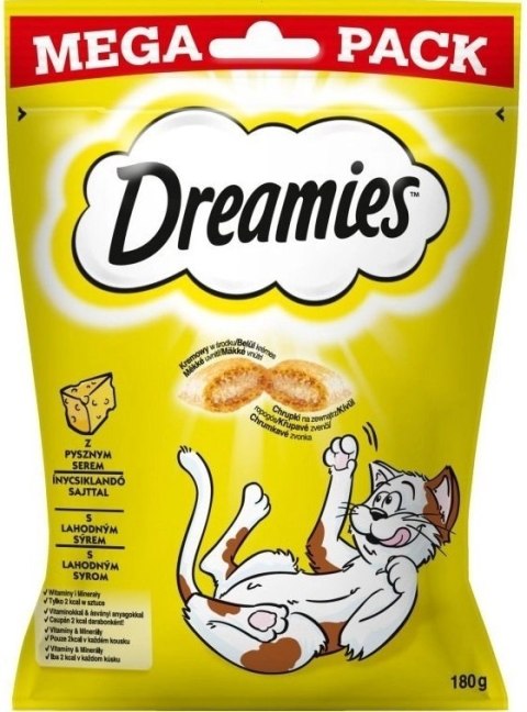 DREAMIES Przysmak Dla Kota Z Serem 180g Dreamies DREAMIES Przysmak Dla Kota Z Serem 180g Dreamies