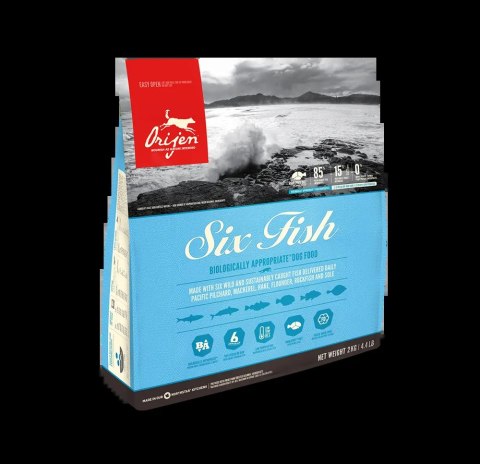 Orijen Six Fish Dog 2kg Orijen Orijen Six Fish Dog 2kg Orijen