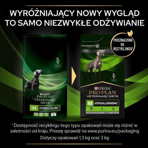 PURINA Pro Plan Veterinary Diets HA Hypoallergenic Dog 3kg PRO PLAN Veterinary Diets