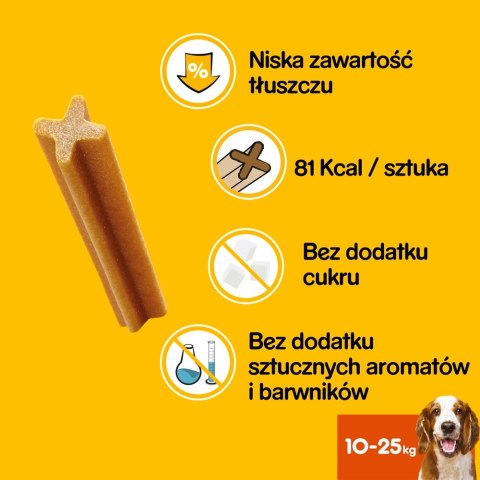 Pedigree DentaStix Przysmak Dentystyczny Dla Psów Od 4 Miesiąca I Wadze 10-25kg 180g Pedigree Pedigree DentaStix Przysmak Dentystyczny Dla Psów Od 4 Miesiąca I Wadze 10-25kg 180g Pedigree