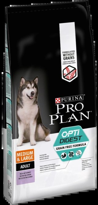 Purina Pro Plan Adult Medium&Large Digestion OptiDigest 12kg Purina Pro Plan