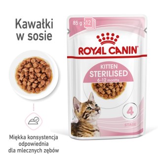 ROYAL CANIN Kitten Sterilised Sauce 12x85g Royal Canin