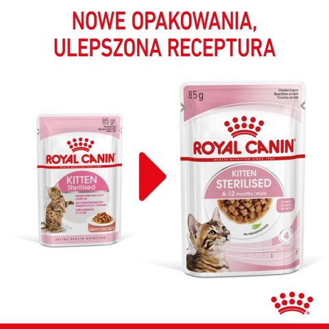 ROYAL CANIN Kitten Sterilised Sauce 12x85g Royal Canin ROYAL CANIN Kitten Sterilised Sauce 12x85g Royal Canin