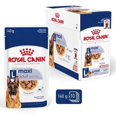 ROYAL CANIN Maxi Adult 10x140g Royal Canin ROYAL CANIN Maxi Adult 10x140g Royal Canin