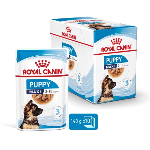 ROYAL CANIN Maxi Puppy 10x140g Royal Canin ROYAL CANIN Maxi Puppy 10x140g Royal Canin