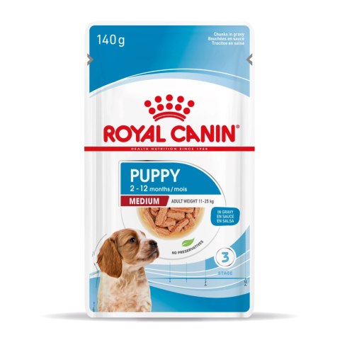 ROYAL CANIN Medium Puppy 10x140g Royal Canin ROYAL CANIN Medium Puppy 10x140g Royal Canin