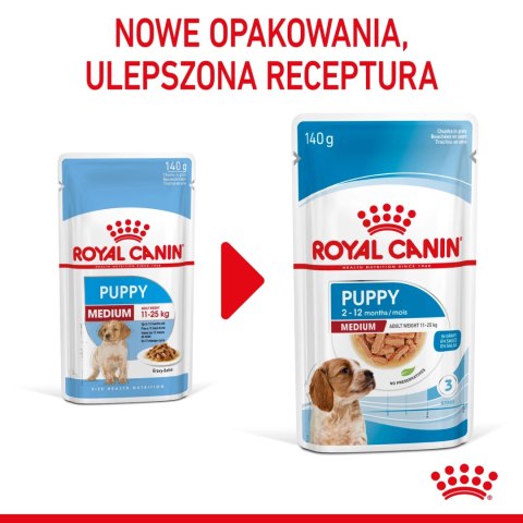 ROYAL CANIN Medium Puppy 10x140g Royal Canin ROYAL CANIN Medium Puppy 10x140g Royal Canin