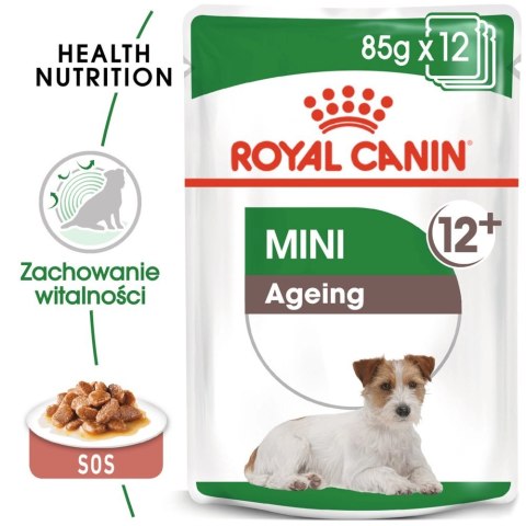 ROYAL CANIN Mini Ageing 12+ 12x85g Royal Canin ROYAL CANIN Mini Ageing 12+ 12x85g Royal Canin