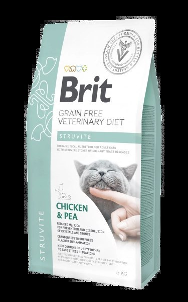 Brit Grain Free Veterinary Diet Cat Struvite Kurczak Z Groszkiem 2kg Brit veterinary Brit Grain Free Veterinary Diet Cat Struvite Kurczak Z Groszkiem 2kg Brit veterinary